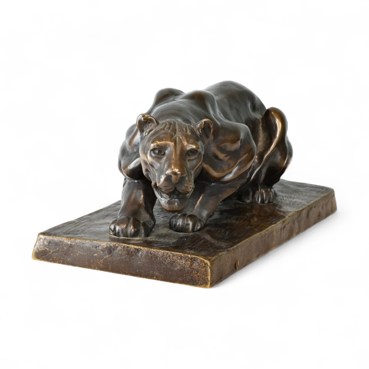 Friedrich Gornik - Pantera in Bronzo - Slovenia Inizio XX Secolo